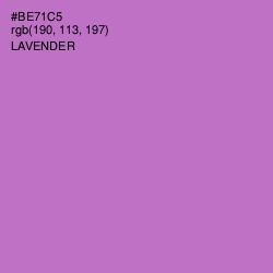 #BE71C5 - Lavender Color Image