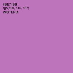 #BE74BB - Wisteria Color Image