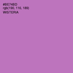 #BE74BD - Wisteria Color Image