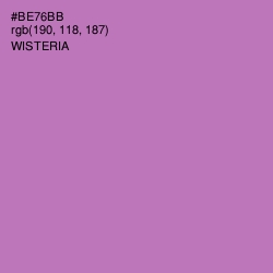 #BE76BB - Wisteria Color Image