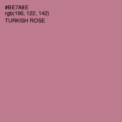 #BE7A8E - Turkish Rose Color Image