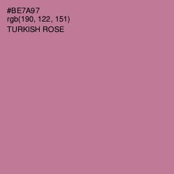 #BE7A97 - Turkish Rose Color Image