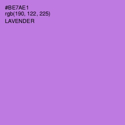 #BE7AE1 - Lavender Color Image