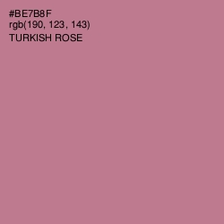 #BE7B8F - Turkish Rose Color Image