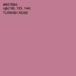 #BE7B90 - Turkish Rose Color Image