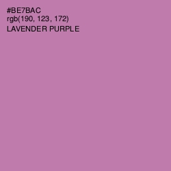 #BE7BAC - Lavender Purple Color Image