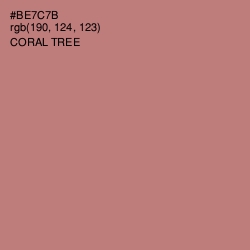 #BE7C7B - Coral Tree Color Image