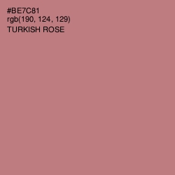 #BE7C81 - Turkish Rose Color Image