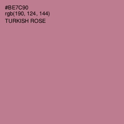 #BE7C90 - Turkish Rose Color Image