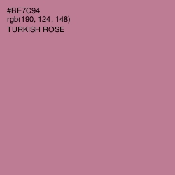 #BE7C94 - Turkish Rose Color Image