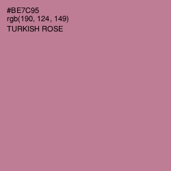 #BE7C95 - Turkish Rose Color Image