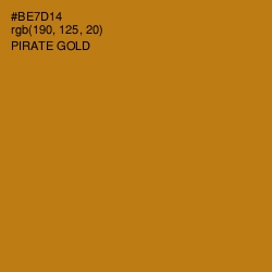 #BE7D14 - Pirate Gold Color Image