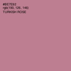 #BE7E92 - Turkish Rose Color Image
