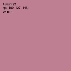 #BE7F92 - Turkish Rose Color Image