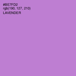 #BE7FD2 - Lavender Color Image