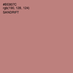 #BE807C - Sandrift Color Image