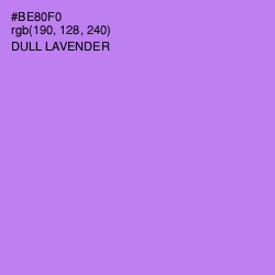#BE80F0 - Dull Lavender Color Image