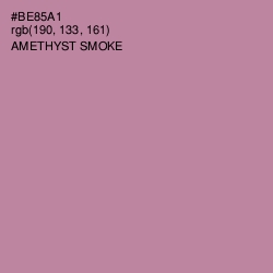 #BE85A1 - Amethyst Smoke Color Image