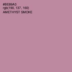 #BE89A0 - Amethyst Smoke Color Image