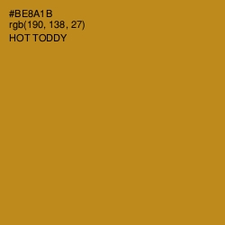 #BE8A1B - Hot Toddy Color Image