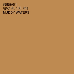 #BE8A51 - Muddy Waters Color Image