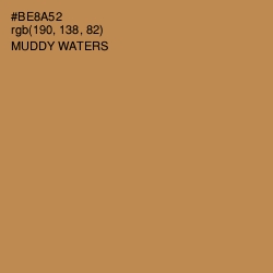 #BE8A52 - Muddy Waters Color Image