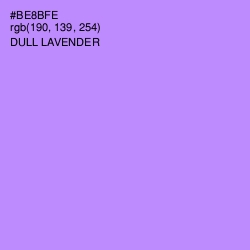 #BE8BFE - Dull Lavender Color Image