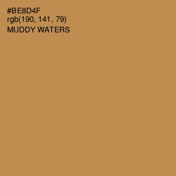 #BE8D4F - Muddy Waters Color Image