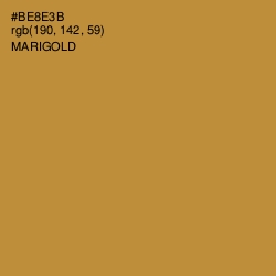 #BE8E3B - Marigold Color Image