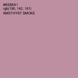 #BE8EA1 - Amethyst Smoke Color Image