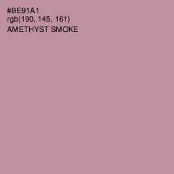 #BE91A1 - Amethyst Smoke Color Image