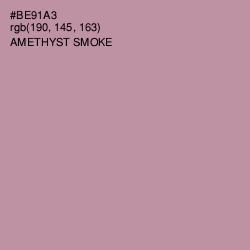 #BE91A3 - Amethyst Smoke Color Image