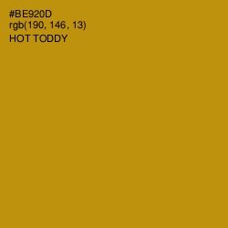 #BE920D - Hot Toddy Color Image