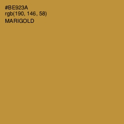 #BE923A - Marigold Color Image