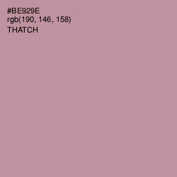 #BE929E - Thatch Color Image