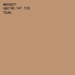 #BE9371 - Teak Color Image