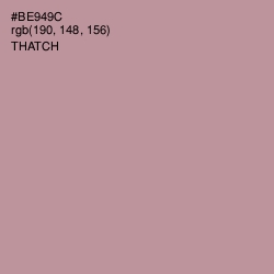 #BE949C - Thatch Color Image