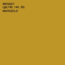 #BE9527 - Marigold Color Image