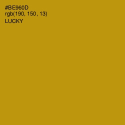 #BE960D - Lucky Color Image