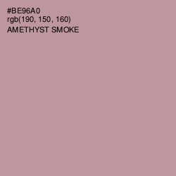 #BE96A0 - Amethyst Smoke Color Image