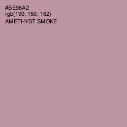 #BE96A2 - Amethyst Smoke Color Image