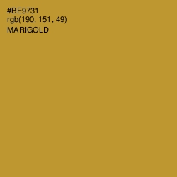 #BE9731 - Marigold Color Image