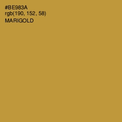 #BE983A - Marigold Color Image