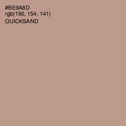 #BE9A8D - Quicksand Color Image