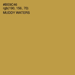 #BE9C46 - Muddy Waters Color Image