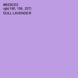 #BE9CE3 - Dull Lavender Color Image