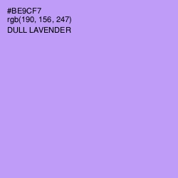 #BE9CF7 - Dull Lavender Color Image