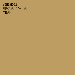 #BE9D62 - Teak Color Image