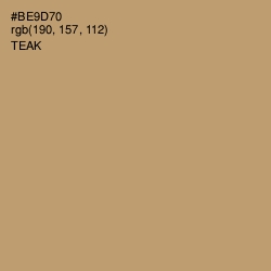 #BE9D70 - Teak Color Image