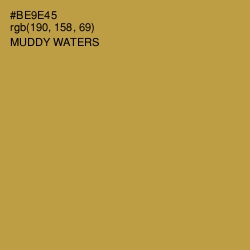 #BE9E45 - Muddy Waters Color Image